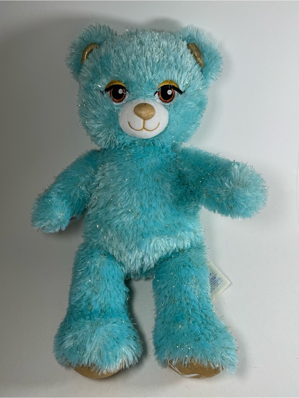 Build A Bear Plush Disney Aladdin 16" 2019 Turquoise Blue Glitter Jasmine